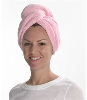 Microfiber Badhanddoek Haar Droog Sneldrogend Lady Badhanddoek Zachte Douche Voor Vrouw Man Tulband Head Wrap Baden Gereedschap Roze