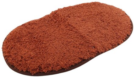 Microfiber Badkamer Comfortabel Bad Pad Anti Slip Mat Bad Woonkamer Deur Trappen Badkamer Voet Vloermatten bruin