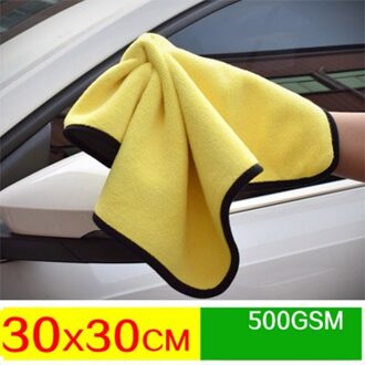 Microfiber Car Cleaning Handdoek Auto Motorfiets Wassen Glas Huishoudelijke Schoonmaakmiddelen Kleine Handdoek 30x30cm