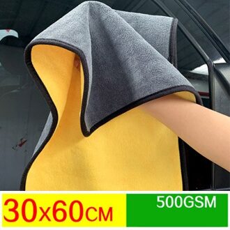 Microfiber Car Cleaning Handdoek Auto Motorfiets Wassen Glas Huishoudelijke Schoonmaakmiddelen Kleine Handdoek 30x60cm