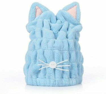 Microfiber Haar Sneldrogend Douche Wrap Bad Head Tulband Absorberende Cap Handdoek grijs