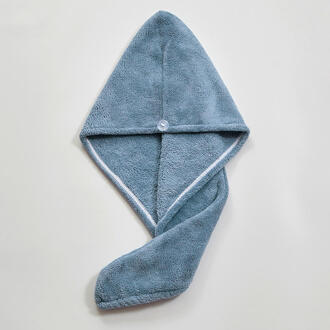 Microfiber Handdoek Stof Badkamer Haar Droog Sneldrogend Badhanddoek Voor Haar Zachte Douche Handdoek Voor Haar blauw