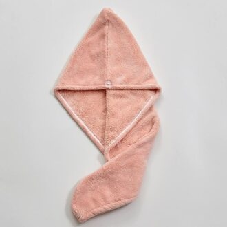 Microfiber Handdoek Stof Badkamer Haar Droog Sneldrogend Badhanddoek Voor Haar Zachte Douche Handdoek Voor Haar roze