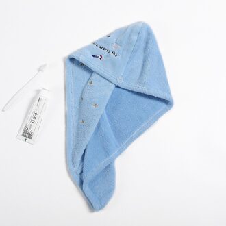 Microfiber Handdoek Womenhair Droog Sneldrogend Badhanddoek Voor Haar Zachte Douche Handdoek Voor Haar lucht blauw