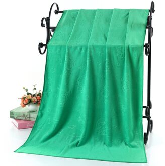 Microfiber Reliëf Badhanddoek Sneldrogende Strand Handdoek Cartoon Badhanddoek 70*140Cm Microfiber Handdoek groen