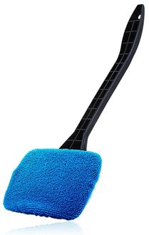 Microfiber Voorruit Clean Car Auto Wiper Cleaner Glass Window Borstel Kit Reiniging Windschermen Snel En donker blauw