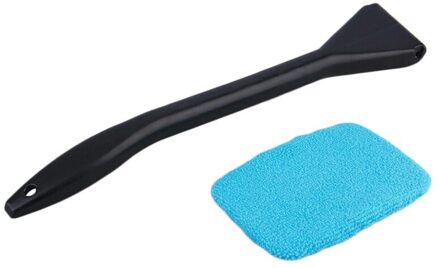 Microfiber Voorruit Clean Car Auto Wiper Cleaner Glass Window Borstel Kit Reiniging Windschermen Snel En licht blauw