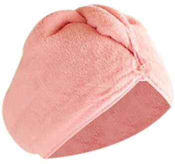Microfiber2 Pc Droog Haar Cap Badhanddoek Haar Droog Sneldrogend Lady Badhanddoek Hoed Voor Dame Vrouw Tulband Hoofd wrap Handdoek 20JAN6