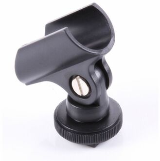 Microfoon Clip Stand 19Mm Plastic Mic Microfoon Houder Clip Met Shoe Voor Dslr Camera 1 Pc
