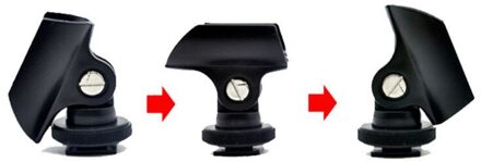 Microfoon Clip Stand 19Mm Plastic Mic Microfoon Houder Clip Met Shoe Voor Dslr Camera 1 Pc