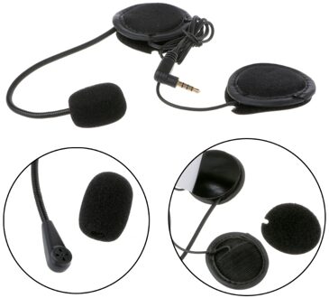 Microfoon Luidspreker Zachte Kabel Headset Accessoire Voor Motorhelm Bluetooth Interphone Intercom Werken Met Elke 3.5 Mm-Plug
