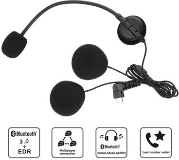 Microfoon Oortelefoon Type-C Interface Voor BT-S3 BT-S2 Motorfiets Bluetooth Headset Helm Intercoms Handsfree Interphone