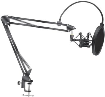 Microfoon Scissor Arm Stand Bm800 Houder Statief Microfoon Stand Met Een Spider Cantilever Beugel Universele Shock Mount
