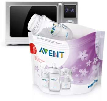 Microgolf Sterilisatie Zakjes - Snel Steriliseren - 5 stuks