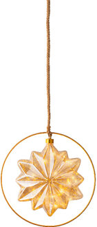 microled ster bo d26h26 cm amber/klassiek warm kerstverlichting Oranje