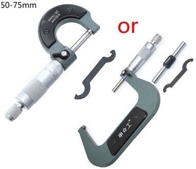 Micrometer 25-50/50-75/75-100Mm Metric Carbide Gauge Normen Remklauw 32CD Beige