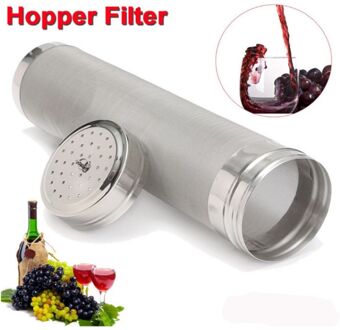 Micron Rvs Zelfgemaakte Bier Brouwen Hop Mesh Filter Zeef Met Haak Bier Brouwen Hop Spider Koffie Droog Hopper Thuis brouwen Marineblauw