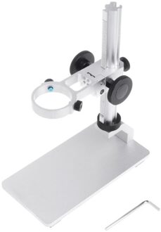 Microscoop Aluminium Verhogen Verlagen Stage Up Down Ondersteuning Table Stand Voor Usb Digitale Microscoop
