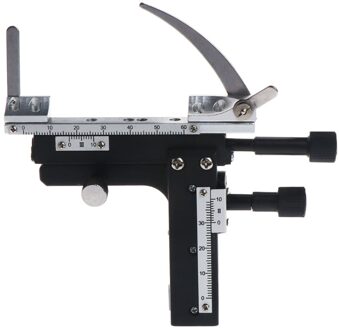 Microscoop Attachable Kruistafel X-Y Beweegbare Schuifmaat Vernier Met Schaal