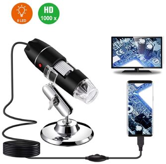 Microscoop Camera 50X Om 1000X Digitale Microscoop Met Metalen Stand Draagtas Compatibel Android Windows 7 8 10 Linux Mac