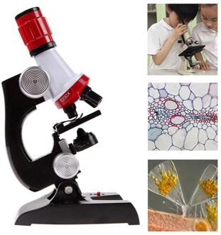 Microscoop Kit Lab LED 100X-1200X Thuis Educatieve Speelgoed Biologische Microscoop Voor Kinderen Kind