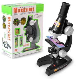 Microscoop Kit Lab100X-1200X Home School Wetenschap Educatief Speelgoed Gift Geraffineerde Biologische Microscoop Voor Kinderen