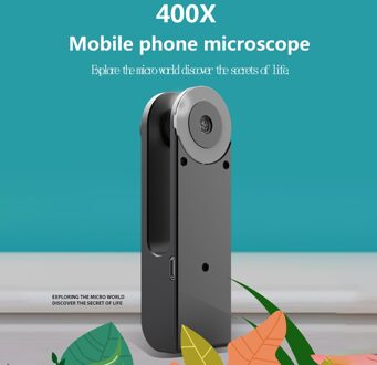 Microscoop Voor Telefoon 400X Universele Draagbare Mobiele Telefoon Microscoop Vergrootglas Vergroting Lens Voor Android Ios