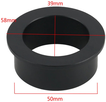 Microscope Monocular 100X C-mount Lens Video Microscope Camera 40mm to 50mm Ring Adapter 50mm to 76mm Ring Adapter