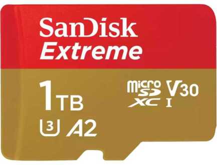 MicroSDXC Extreme 1TB 190mb/s