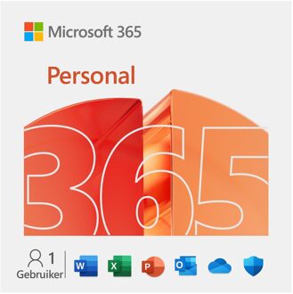 Microsoft 365 Personal - 12 maanden/1 apparaat - Meertalig (PC/MAC) Software