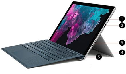 Microsoft Surface Pro 5 - Intel Core i5-7e Generatie - 12 inch - 8GB RAM - 256GB SSD - Windows 11 Home Zilver - small