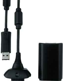 Microsoft Xbox 360, Play & Charge Kit (Black)