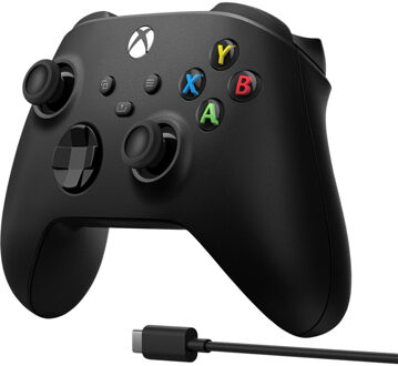 Microsoft Xbox draadloze controller + USB-C-kabel (Carbon Black)