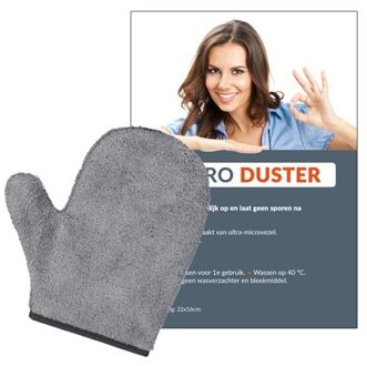 Microvezel duster superhandschoen grijs