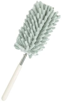 Microvezel Duster Uitschuifbare Dust Remover Cleanning Borstel Voor Air-Conditioner Meubels Sluiter Thuis Auto Cleaner Tool groen