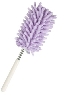 Microvezel Duster Uitschuifbare Dust Remover Cleanning Borstel Voor Air-Conditioner Meubels Sluiter Thuis Auto Cleaner Tool paars