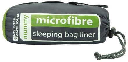 Microvezel mummie slaapzak voering (Grijs)