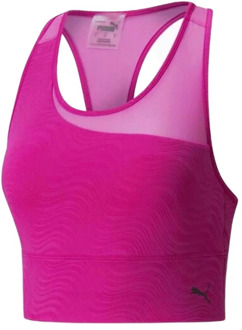 Mid Impact Flawless Sport-bh Dames pink - XS