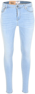 Mid-Rise Skinny Jeans DNM Pure , Blue , Dames - W29 L30,W30 L30,W31 L30,W28 L30