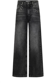 Mid-waist non stretch jeans Vicky  zwart - XL,