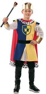 Middeleeuwse Koning Kostuum Kind Multikleur - Print