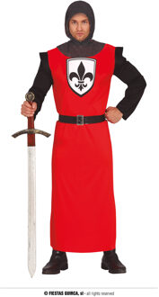 Middeleeuwse Ridder Kostuum Gijsbrecht Multikleur - Print