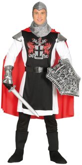 Middeleeuwse ridder met cape verkleed kostuum voor heren Multi