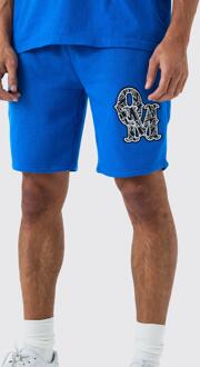 Middellange Baggy Shorts, Cobalt - M