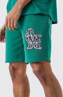 Middellange Baggy Shorts, Forest - XL