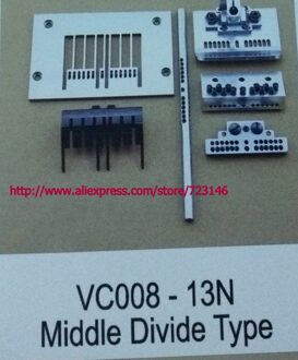 Midden Verdelen Type Vc008-13n 13 Naald Naald Gauge Set Ndustrial Naaimachine Plaat Voor Cansai Juki Singer