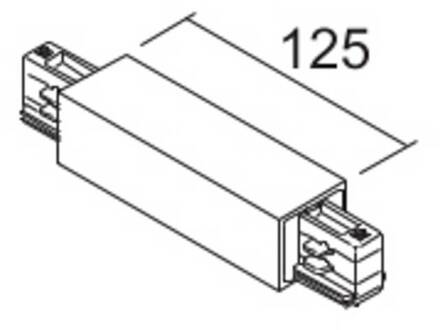 Middenvoeding LKM DALI zwart 3-fasen kunststof