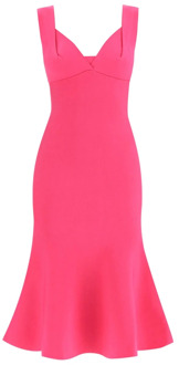 Midi Dresses Roland Mouret , Pink , Dames - XS