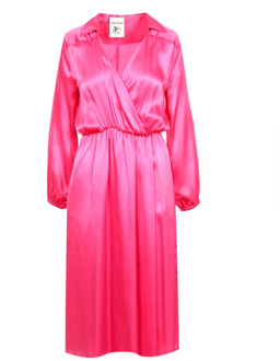 Midi Dresses Semicouture , Pink , Dames - S,Xs