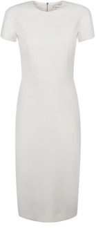 Midi Dresses Victoria Beckham , White , Dames - S,Xs